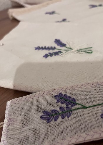 Nakışlı Bohem Set | Bez Çanta, Kitap Kılıfı, Ayraç - Görsel 5