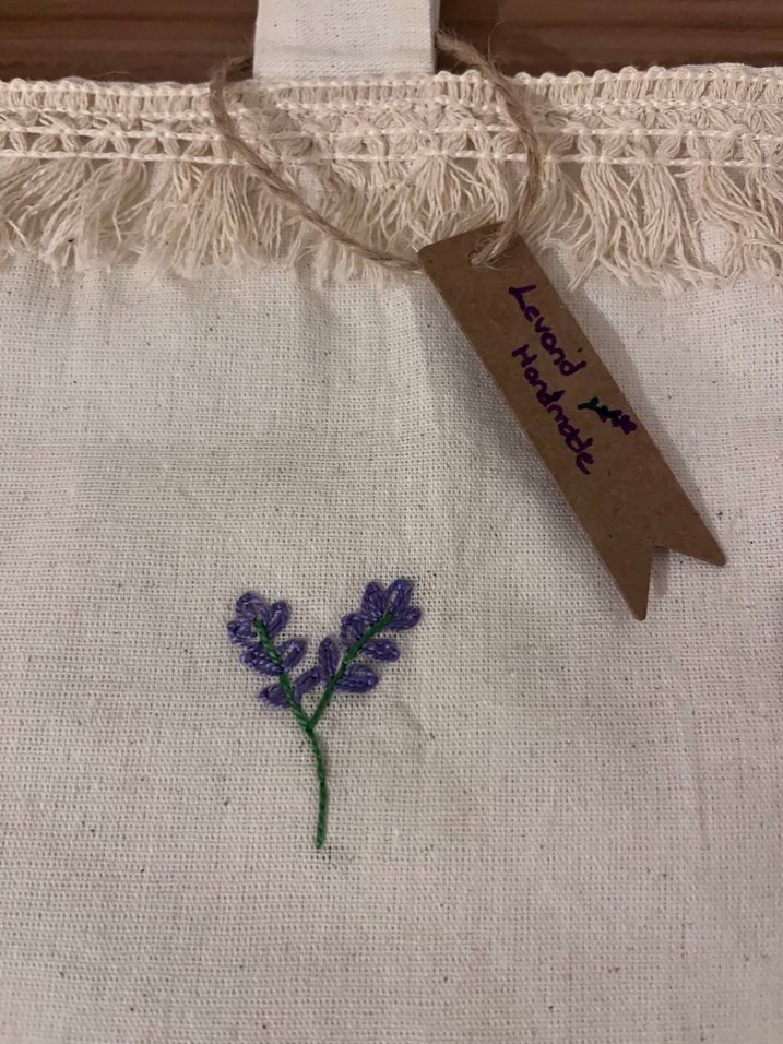 Nakışlı Bohem Set | Bez Çanta, Kitap Kılıfı, Ayraç - Görsel 4