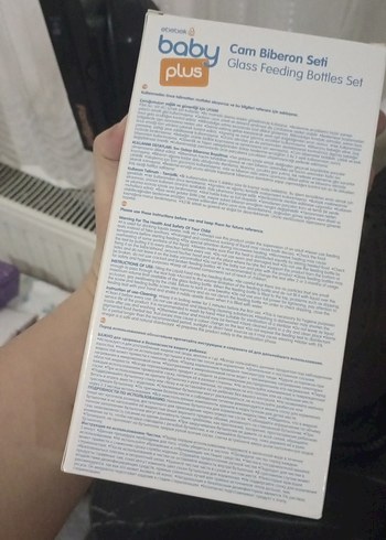 Pembe Cam Bebek Biberon Seti 2'li - Görsel 2