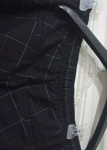 Gri Kemerli Kadın Kumaş Pantolon - Görsel 6