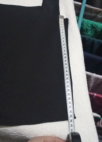 Kadın Siyah Kolsuz V Yaka Atlet - Görsel 5