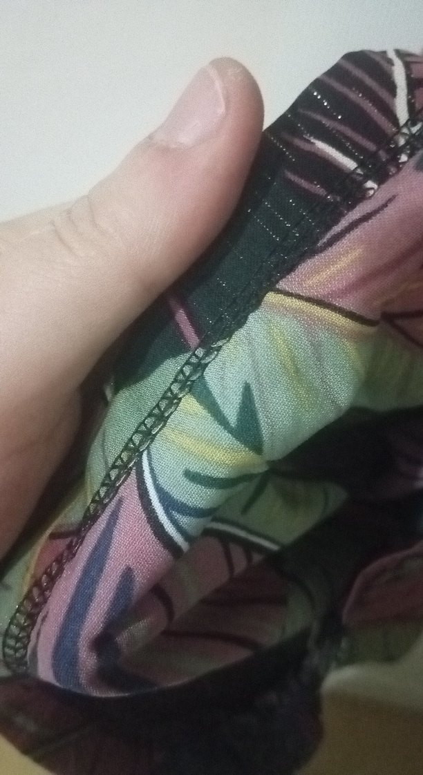 Bohem Çok Renkli Pilili Kadın Kumaş Pantolon - Görsel 2