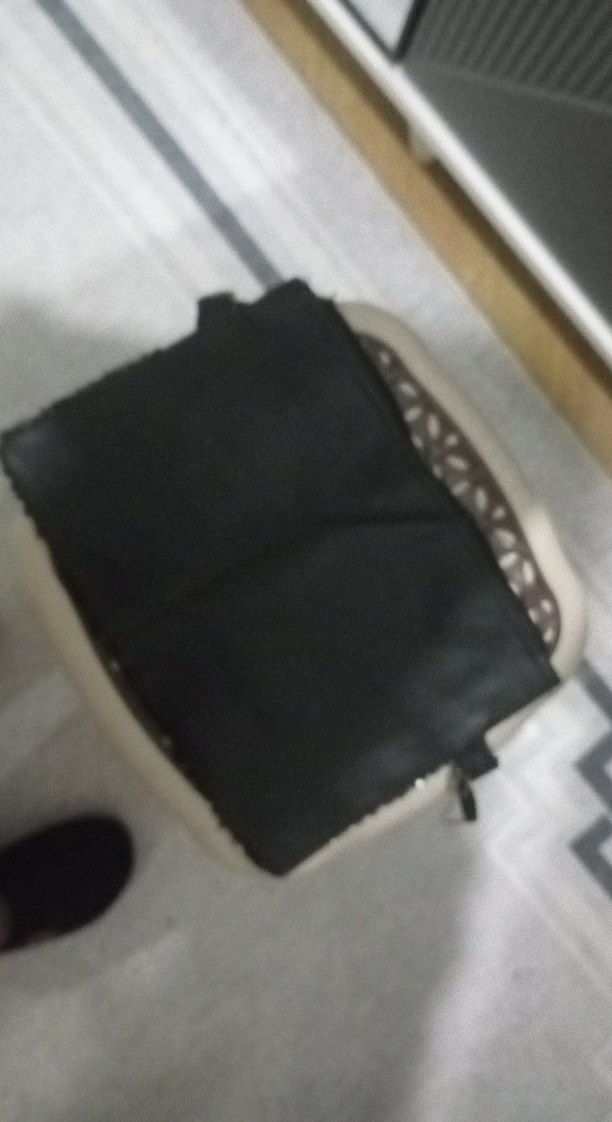 Kapitone Siyah Yılan Desenli Kadın Çanta - Görsel 3