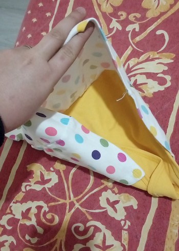 Çok Renkli Puantiyeli Bebek Tulum - Görsel 5