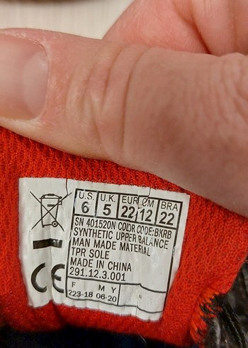 Koyu Kırmızı ve lacivert ışıklı Erkek Çocuk Spor Ayakkabı - Görsel 5