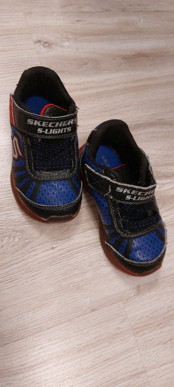 Koyu Kırmızı ve lacivert ışıklı Erkek Çocuk Spor Ayakkabı - Görsel 4