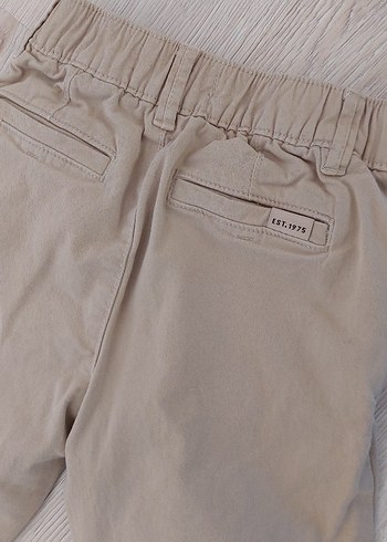 Bej Erkek Çocuk Pamuk Pantolon - Görsel 4
