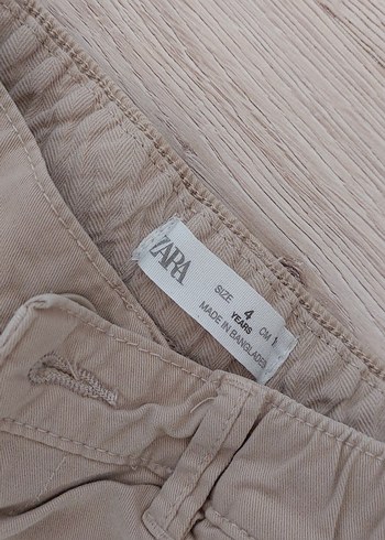 Bej Erkek Çocuk Pamuk Pantolon - Görsel 6