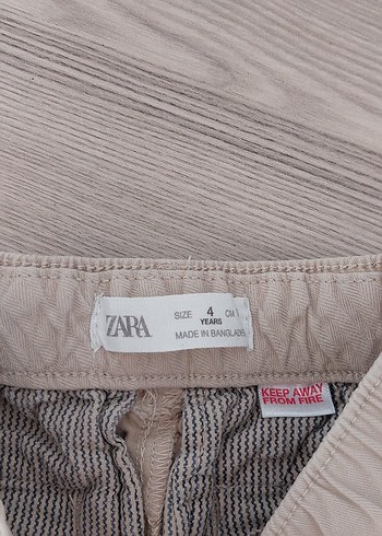 Bej Erkek Çocuk Pamuk Pantolon - Görsel 3