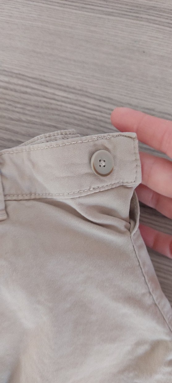 Bej Erkek Çocuk Pamuk Pantolon - Görsel 2