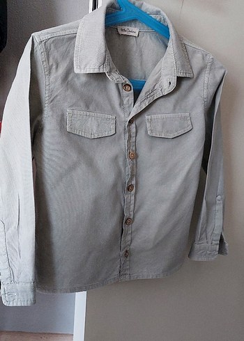 Erkek Çocuk Denim Gömlek - Görsel 7