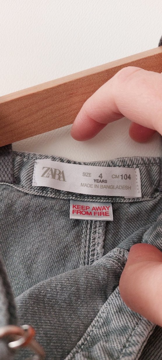 Gri Denim Erkek Çocuk Salopet - Görsel 3