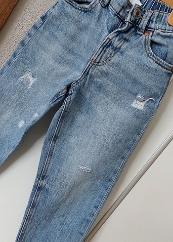 Gevşek Kesim Erkek Çocuk Kot Pantolon - Görsel 4