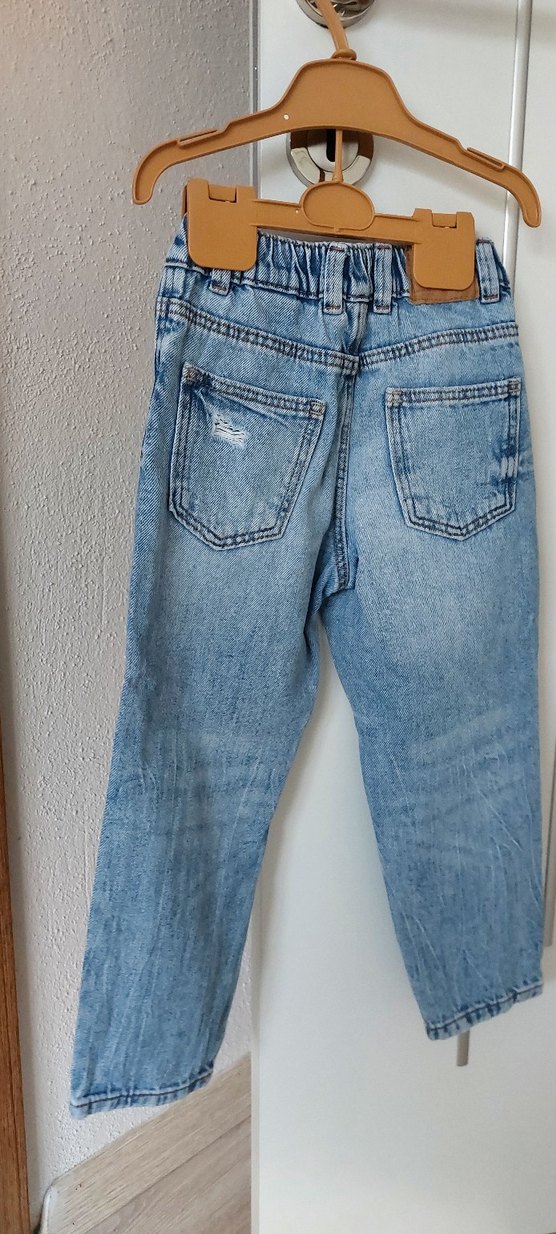 Gevşek Kesim Erkek Çocuk Kot Pantolon - Görsel 3