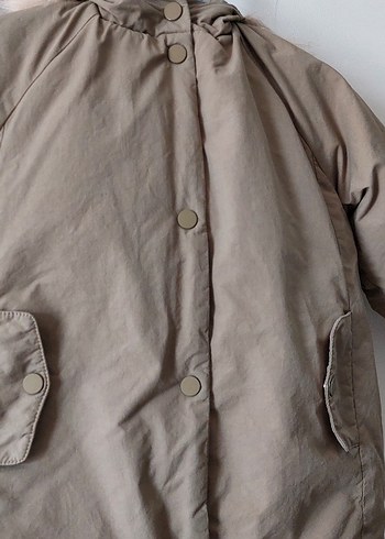 haki yeşil çocuk montu - Görsel 8