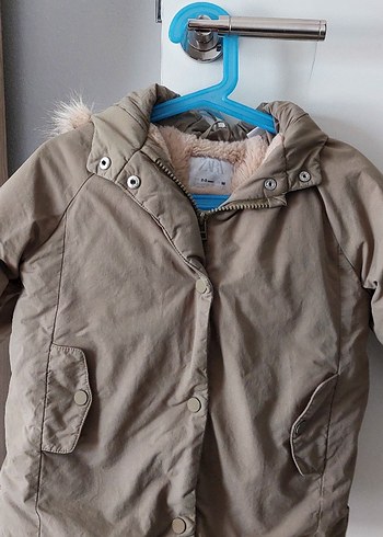 haki yeşil çocuk montu - Görsel 4