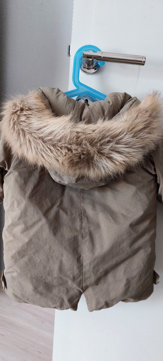 haki yeşil çocuk montu - Görsel 5