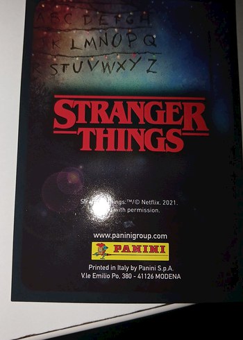 Panini Stranger Things Special Metal Limited Edition Cards 5Adet - Görsel 7