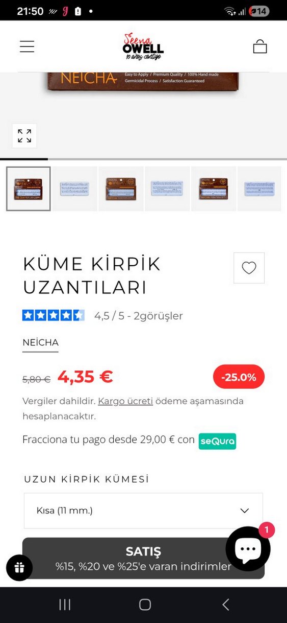 NEICHA El Yapımı Premium Takma Kirpik - Görsel 3
