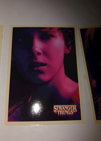 Stranger Things Dergi Kartları Collectible Cards 3  Adet - Görsel 3