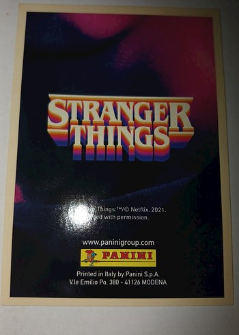 Stranger Things Dergi Kartları Collectible Cards 3  Adet - Görsel 5