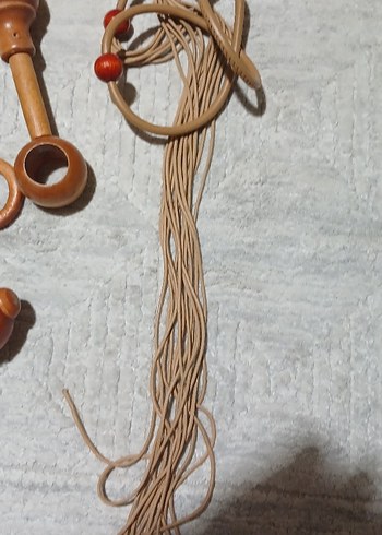 Bej Ahşap Perde Set Aparatları - Görsel 3