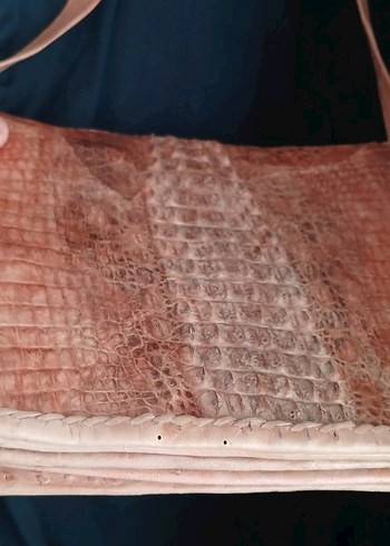 Koleksiyonluk Avustralya Menşei Orjinal Timsah Derisi Çanta - Görsel 2