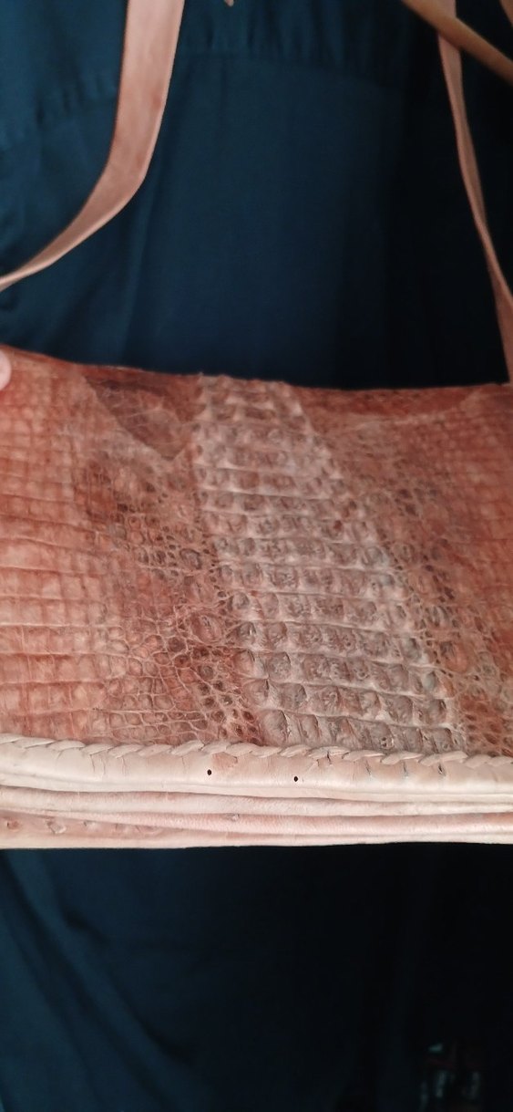 Koleksiyonluk Avustralya Menşei Orjinal Timsah Derisi Çanta - Görsel 2