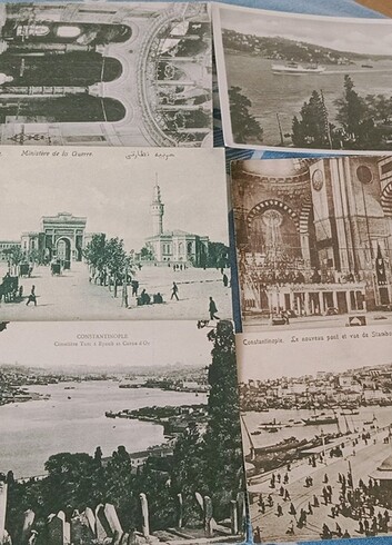 Osmanlı Dönemi Kartpostallar Lotu Constantinople Carte Postale 