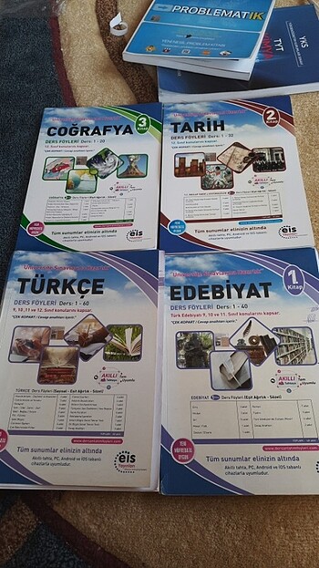 Eis Yayınları 12 sınıf Coğrafya Tarih Edebiyat Türkçe ders çalış