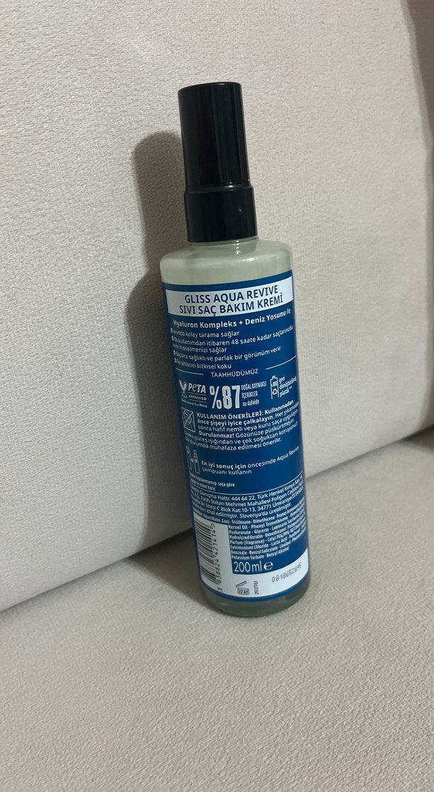 Schwarzkopf Gliss Aqua Revive Saç Bakım Kremi - Görsel 2