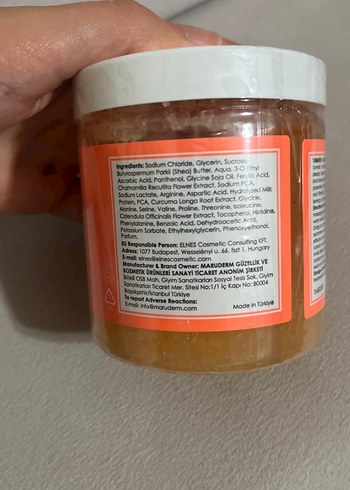 Maru.derm Zerdeçal ve Süt Vücut Peelingi 250 ml - Görsel 2