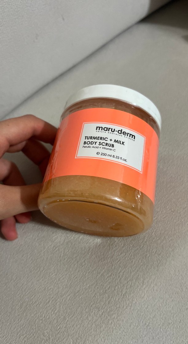 Maru.derm Zerdeçal ve Süt Vücut Peelingi 250 ml - Görsel 4