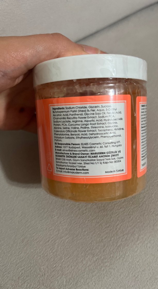 Maru.derm Zerdeçal ve Süt Vücut Peelingi 250 ml - Görsel 2