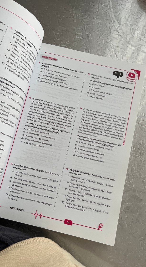 KPSS 2024 Türkçe Soru Bankası Tamamı Çözümlü - Görsel 4
