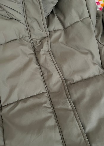 Kadın Haki yeşili mont - Görsel 8