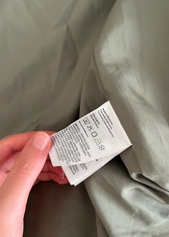 Kadın Haki yeşili mont - Görsel 6