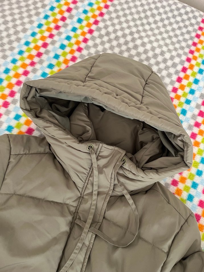 Kadın Haki yeşili mont - Görsel 4