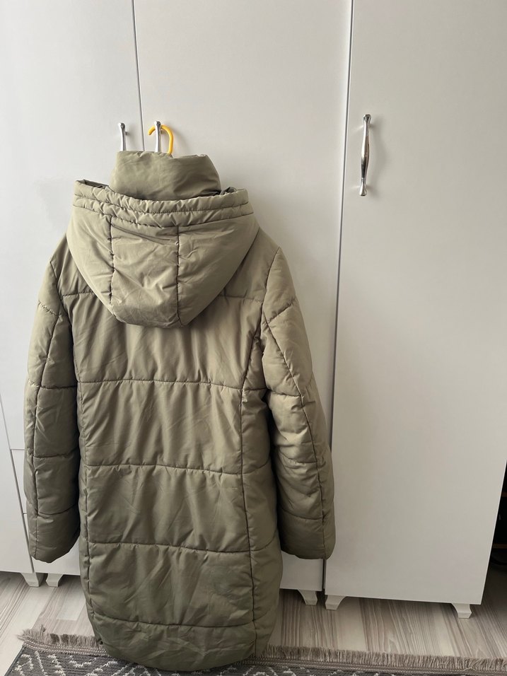 Kadın Haki yeşili mont - Görsel 3