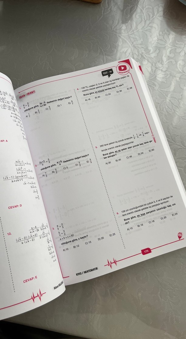 KPSS 2024 Matematik Soru Bankası Tamamı Çözümlü - Görsel 2