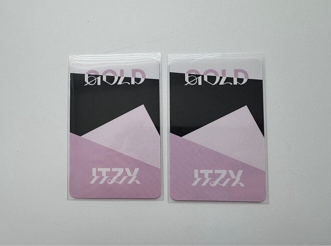  Itzy Gold Unit PCS