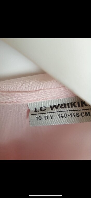LC Waikiki 10-11 yaş kız çocuk pileli bluz