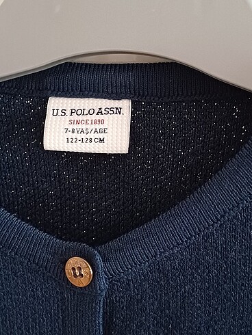 U.S Polo Assn. KIZ ÇOCUK 7-8 yaş hırka