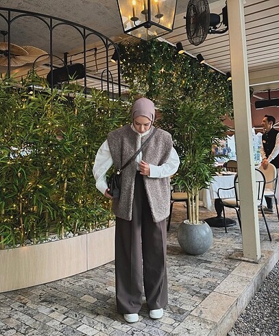 diğer Beden kahverengi Renk Manuka peluş yelek