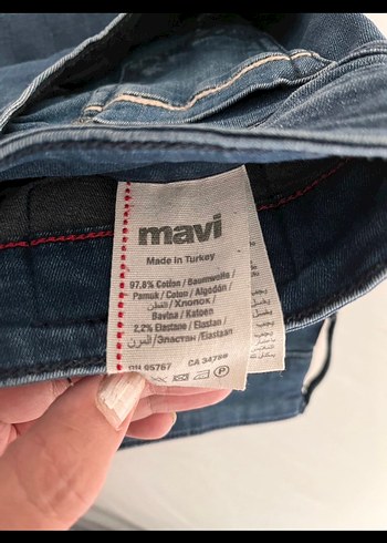Mavi Jeans Erkek Lacivert Kemerli Denim Jean