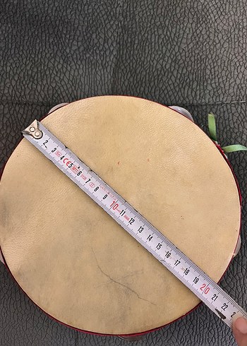 Hakiki deri Ahşap Tef Müzik Oyuncağı - Görsel 4