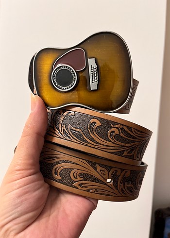 Taba Gitar Tokalı Kemer - Görsel 3