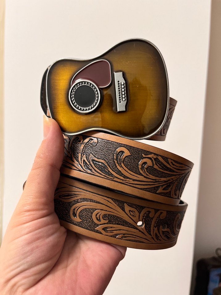 Taba Gitar Tokalı Kemer - Görsel 3