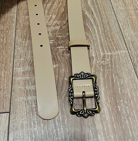 Beden Retro bronz tokalı bayan kemer
