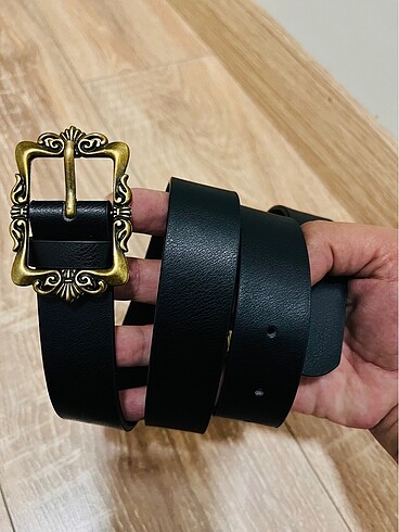 Beden siyah Renk Retro bronz tokalı bayan kemer